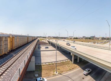 SH 360 SH 180 Division Street Interchange top of bridges